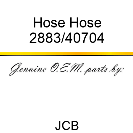 Hose Hose 2883/40704