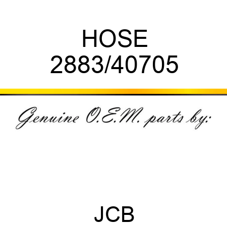 HOSE 2883/40705