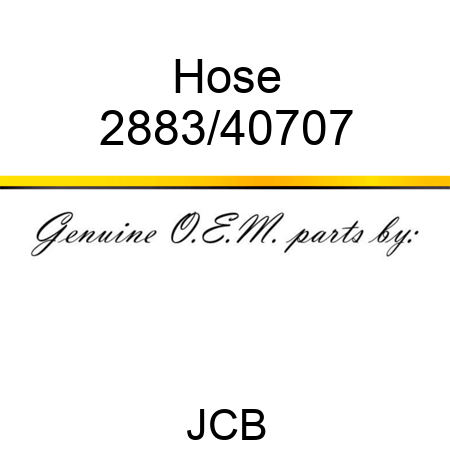 Hose 2883/40707