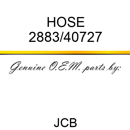 HOSE 2883/40727