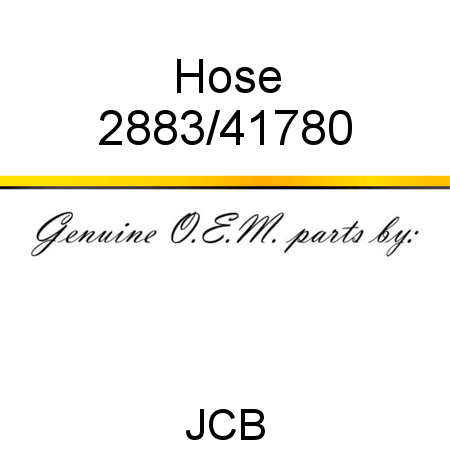 Hose 2883/41780