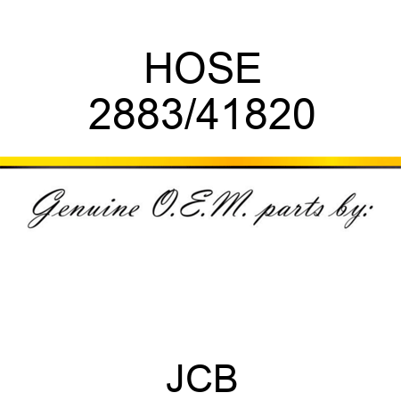 HOSE 2883/41820