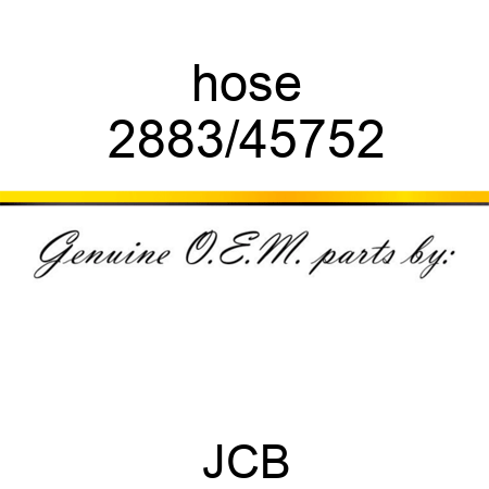hose 2883/45752