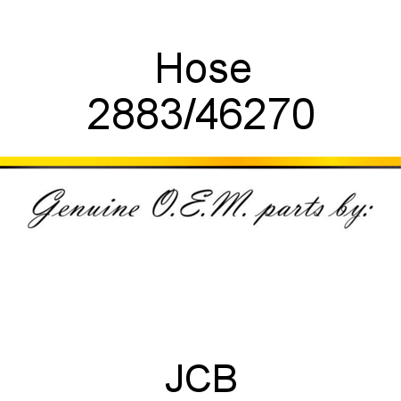 Hose 2883/46270