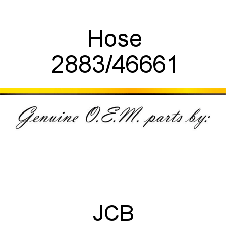 Hose 2883/46661