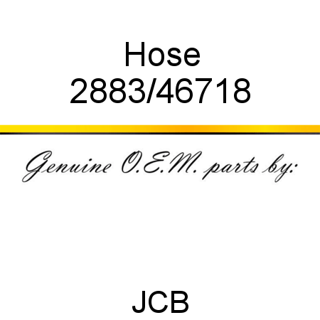 Hose 2883/46718