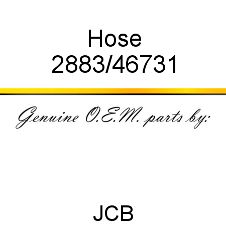 Hose 2883/46731