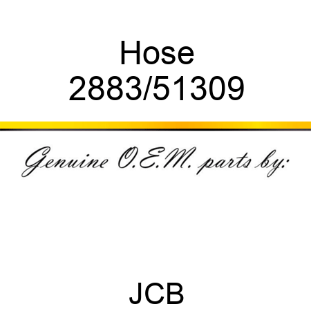 Hose 2883/51309