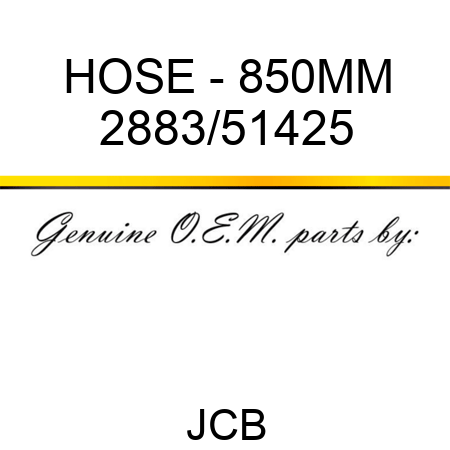 HOSE - 850MM 2883/51425