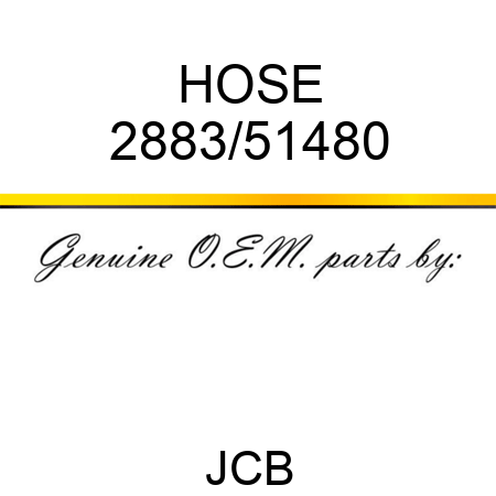HOSE 2883/51480