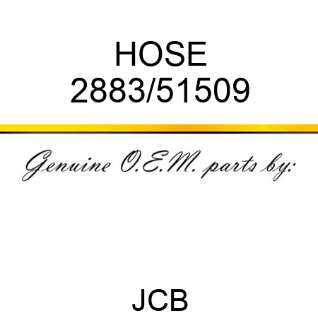 HOSE 2883/51509