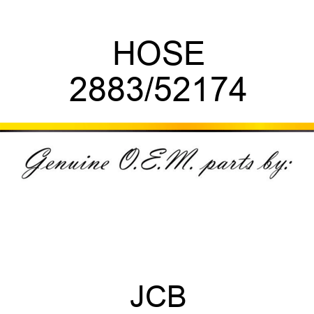 HOSE 2883/52174