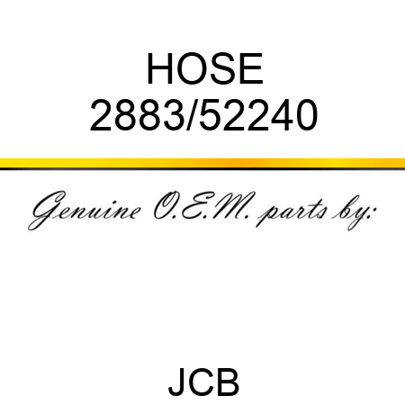 HOSE 2883/52240