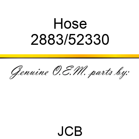 Hose 2883/52330