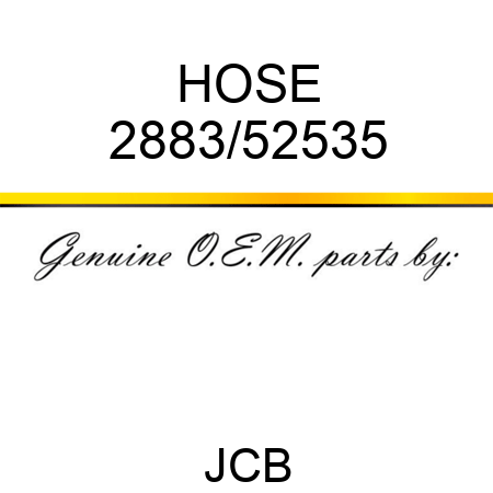 HOSE 2883/52535