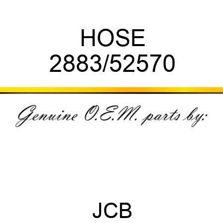 HOSE 2883/52570