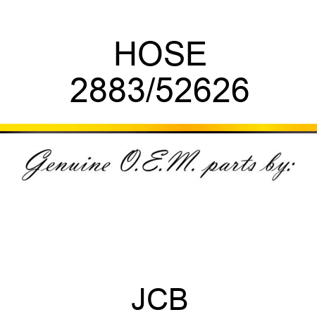 HOSE 2883/52626
