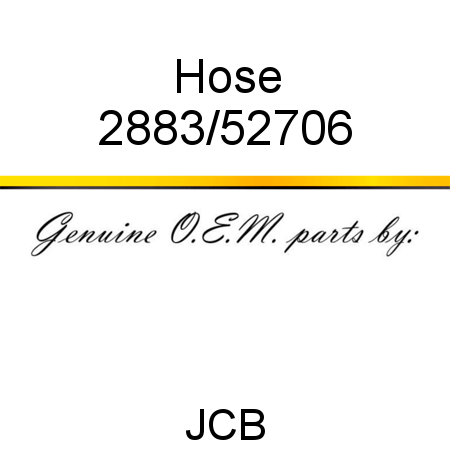 Hose 2883/52706