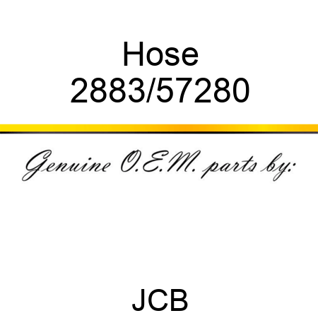 Hose 2883/57280