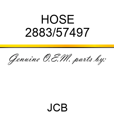 HOSE 2883/57497