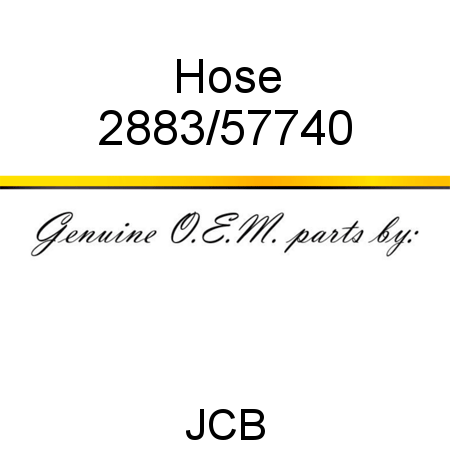 Hose 2883/57740