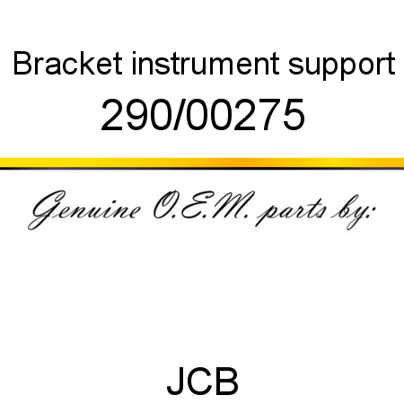 Bracket, instrument support 290/00275