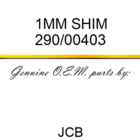 1MM SHIM 290/00403