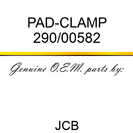 PAD-CLAMP 290/00582
