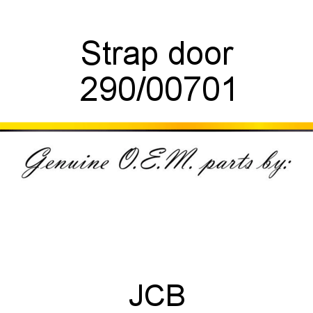 Strap, door 290/00701