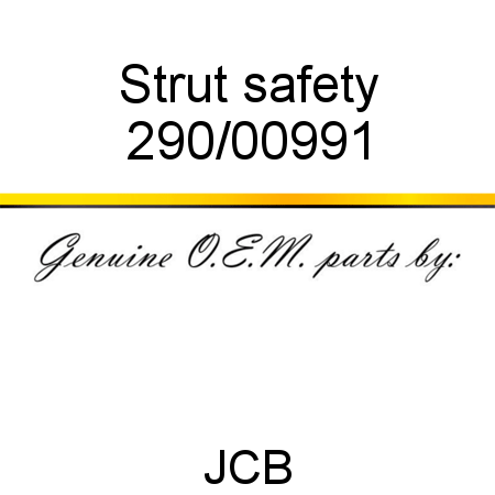 Strut, safety 290/00991