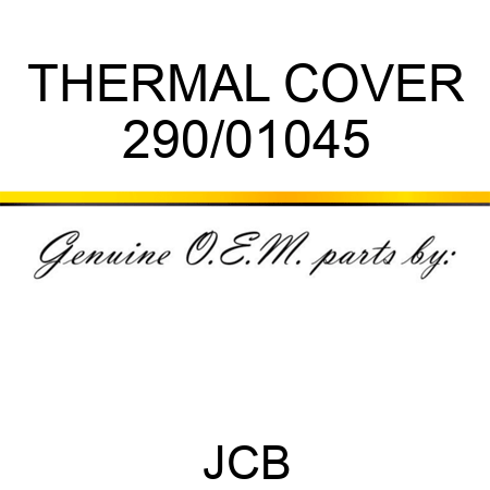 THERMAL COVER 290/01045