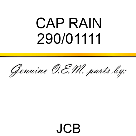 CAP RAIN 290/01111