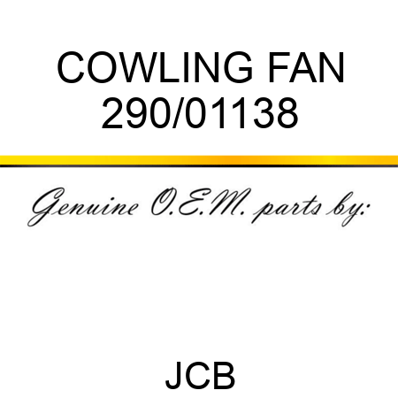 COWLING FAN 290/01138