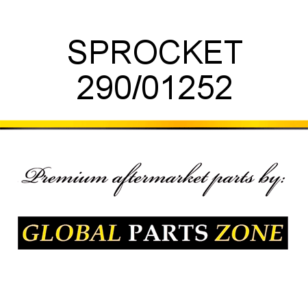 SPROCKET 290/01252