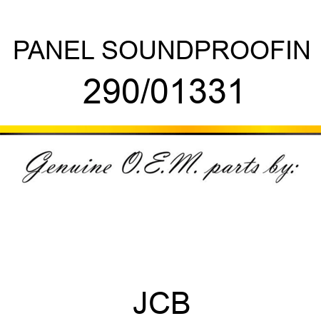PANEL SOUNDPROOFIN 290/01331