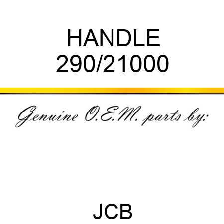 HANDLE 290/21000