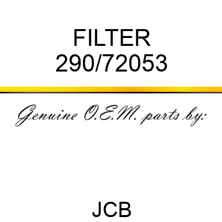 FILTER 290/72053