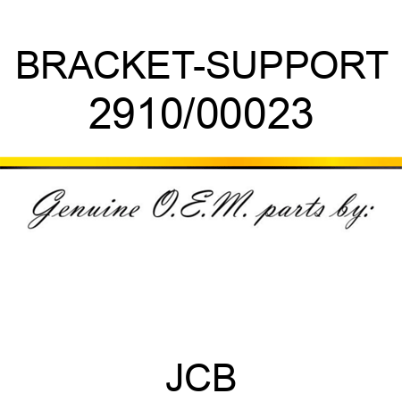 BRACKET-SUPPORT 2910/00023