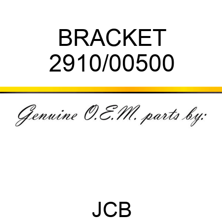 BRACKET 2910/00500