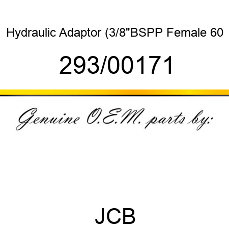 Hydraulic Adaptor (3/8