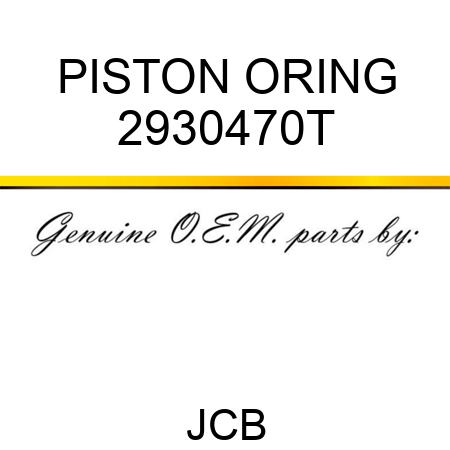PISTON ORING 2930470T