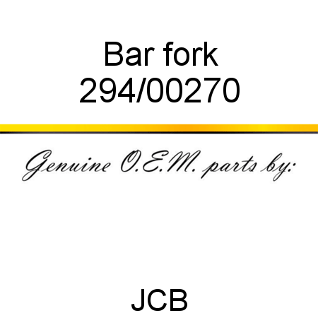 Bar, fork 294/00270