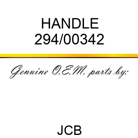 HANDLE 294/00342