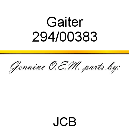 Gaiter 294/00383