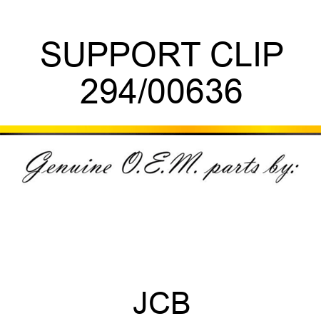 SUPPORT CLIP 294/00636