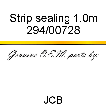 Strip, sealing, 1.0m 294/00728
