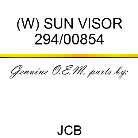 (W) SUN VISOR 294/00854