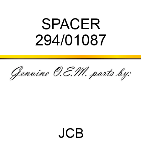 SPACER 294/01087