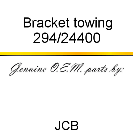 Bracket, towing 294/24400