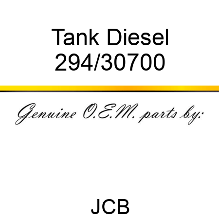 Tank Diesel 294/30700